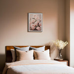 Load image into Gallery viewer, Blush Blooms – Rose Canvas Art Decor | Wall Hanging| Flower Art | Floral Art| Home Decor| Wall Decor