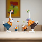 Load image into Gallery viewer, Goose Gang(Orange) Decorative Set |Home Decor | Animal Home Decor