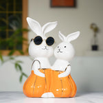 Load image into Gallery viewer, Pumpkin Bunnies - Ceramic Home Decor | Pumpkin Bunnies | Home Decor