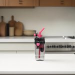 Load image into Gallery viewer, Heart Charm Water Bottle water bottle | Water bottle for kids | Sipper bottle