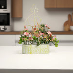 Load image into Gallery viewer, Ornate Garden(Peach) - Flowers For Decor | Peach Flowers Decor | Shelves Decor