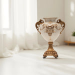 Load image into Gallery viewer, Opulent Elegance Decorative Vase | Polyresin Vase|Floral Vase| Home Decor|Tabletop Decor|Decorative Accents|Home Decor Accents|Statement Piece | Hand painted Vase