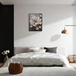 Load image into Gallery viewer, White Petal Bliss – Floral Wall Art Decor | Wall Hanging| Flower Art | Floral Art| Home Decor| Wall Decor