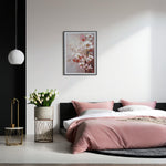 Load image into Gallery viewer, Blooming Charm – Pink and White Floral Canvas Art Decor| Wall Hanging| Flower Art | Floral Art| Home Decor| Wall Decor