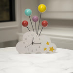 Load image into Gallery viewer, Whimsical Cloud and Balloon - Wall Clock | Hanging Clock | Decorative Clock | Home Decor | Wall Decor | Decor