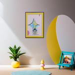 Load image into Gallery viewer, 3D Abstract Guitar Frame - Starburst Design Wall Hanging | Wall Decor | Wall Art | Home Decor | Abstract Art