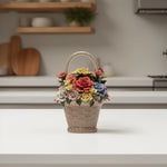 Load image into Gallery viewer, Rose Basket (Multicolour) - Console Table Decor|Home Decor |Decor for Living Room|Center Table Decor
