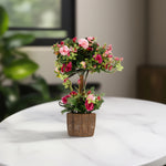 Load image into Gallery viewer, Everlasting Bloom(Red) - Artificial Plant for Living Room | Flower Decor | Side Table Decor | Flowers for Living Room