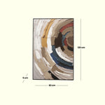 Load image into Gallery viewer, Textured Abstract Swirl - Art Wall | Decorative Art | Home Decor | Wall Decor | Swirl Art