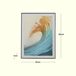 Load image into Gallery viewer, Ocean Wave Energy – Abstract Seascape Art | Home Decor| Wall Decor| Landscape Painting