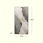 Load image into Gallery viewer, Abstract Harmony – Black Metal Frame Art Abstract Art| Home Decor| Wall Decor| Landscape Painting