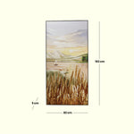 Load image into Gallery viewer, Serene Meadow – Hand-Painted Landscape Abstract Art| Home Decor| Wall Decor| Landscape Painting