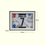Load image into Gallery viewer, Ronaldo No. 7 – Soccer Legacy Frame Home Decor| Wall Decor| Wall Hanging | Ronaldo Frame | Football Frame