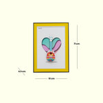 Load image into Gallery viewer, 3D Balloon Guitar Frame - Yellow Wall Hanging | Wall Decor | Wall Art | Home Decor