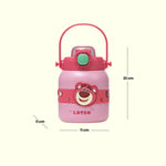 Load image into Gallery viewer, Kids Water Bottle - Pink Lotso Design water bottle | Water bottle for kids | Toy story