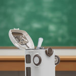 Load image into Gallery viewer, School Bus Water Bottle(Grey) water bottle | Water bottle for kids | Cute water bottles for kids