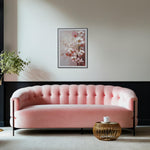 Load image into Gallery viewer, Blooming Charm – Pink and White Floral Canvas Art Decor| Wall Hanging| Flower Art | Floral Art| Home Decor| Wall Decor