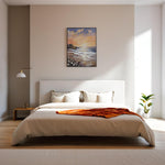 Load image into Gallery viewer, Sunset Serenity – Beach Landscape Wall Art Abstract Art| Home Decor| Wall Decor| Landscape Painting