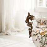 Load image into Gallery viewer, Golden Blossom Vase Decorative Vase|Polyresin Vase|Floral Vase|Home Decor|Tabletop Decor|Decorative Accents|Home Decor Accents|Statement Piece