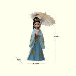 Load image into Gallery viewer, Parasol Doll Figurine - Japanese Girl Figurine | Girl Figurines Storage Tray Resin | Chinese Palace Girl Figurine
