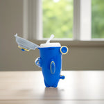 Load image into Gallery viewer, Cute Submarine Toy Bottle(Blue) water bottle | Water bottle for kids | Cute water bottles for kids