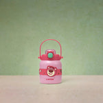 Load image into Gallery viewer, Kids Water Bottle - Pink Lotso Design water bottle | Water bottle for kids | Toy story