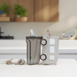 Load image into Gallery viewer, School Bus Water Bottle(Grey) water bottle | Water bottle for kids | Cute water bottles for kids