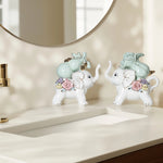 Load image into Gallery viewer, Prosperity Pals Home Decor | Elephant Decor | Showpieces | Porcelain Showpieces
