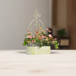 Load image into Gallery viewer, Ornate Garden(Peach) - Flowers For Decor | Peach Flowers Decor | Shelves Decor