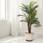 Load image into Gallery viewer, Lush Palm Artificial Tree - Artificial Plant | Indoor Plant|Decorative Plant|Artificial Greenery|Low-Maintenance Plants|Green DecoR|Nature-Inspired Decor | Artificial Plants Room Decor | Tropical Fake Plant in Pot