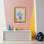 Load image into Gallery viewer, 3D Abstract Guitar Frame - Starburst Design Wall Hanging | Wall Decor | Wall Art | Home Decor | Abstract Art