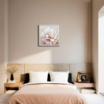 Load image into Gallery viewer, Elegant Floral - Art Decor | Wall Hanging | Feather Art| Home Decor| Wall Decor