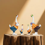 Load image into Gallery viewer, Goose Gang(Orange) Decorative Set |Home Decor | Animal Home Decor