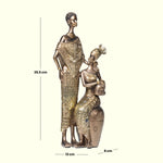 Load image into Gallery viewer, African Duo African Couple Statue | Living Room Decor | Home Decor