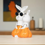 Load image into Gallery viewer, Pumpkin Bunnies - Ceramic Home Decor | Pumpkin Bunnies | Home Decor