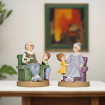 Load image into Gallery viewer, Storytime with Grandparents - Home Decor | Grandparents statue | Nostalgic Gift
