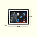 Load image into Gallery viewer, Messi's Mini-Kit Collection Home Decor| Wall Decor| Wall Hanging | Messi Frame | Football Frame