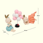 Load image into Gallery viewer, Ballerina Bunnies(Set Of 2) Bunny Statue | Home Decor | Hall Decor