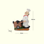 Load image into Gallery viewer, Chef's Wine Cart Wine Holder| Home Decor | Wine Cart