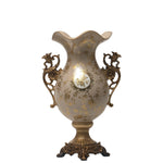 Load image into Gallery viewer, Golden Flourish Vase Decorative Vase | Polyresin Vase|Floral Vase|Home Decor|Tabletop Decor|Decorative Accents|Home Decor Accents|Statement Piece | Hand painted Vase