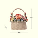 Load image into Gallery viewer, Basket of Blooms Console - Table Decor | Home Decor | Decor for Living Room | Center Table Decor