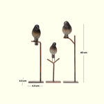 Load image into Gallery viewer, Perched Pals - Wall Decor | Home Decor | Bird Decor | Metal Stands