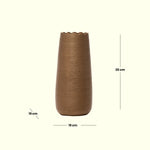 Load image into Gallery viewer, Gold Glam Vase Home Decor | Ceramic Vases | Flower Vases for living room | Dining Table Decor