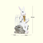 Load image into Gallery viewer, The Bookish Bunny Home Decor | Polyresin Decor | Bunny Decor