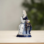 Load image into Gallery viewer, Victorian Lady with Dog Figurine Home Decor | Porcelain Decor | Victorian Decor