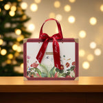 Load image into Gallery viewer, Floral Print Gift Box Gift Bag|Floral Gift Bag|Gift Packaging|Birthday Gifts|Anniversary Gifts|Gift Ideas|Luxury Gift Bag