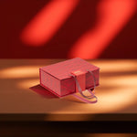 Load image into Gallery viewer, Rich Red Pattern Gift Box Gift Bag|Floral Gift Bag|Gift Packaging|Birthday Gifts|Anniversary Gifts|Gift Ideas|Luxury Gift Bag