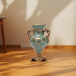 Load image into Gallery viewer, Celestial Bloom Vase Decorative Vase|Polyresin Vase|Floral Vase|Home Decor|Tabletop Decor|Decorative Accents|Home Decor Accents|Statement Piece