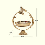 Load image into Gallery viewer, Butterfly Accents Bowl Pooja Bowl | Spiritual Decor | Butterfly Decor | Butterfly Bowl | Decor