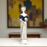 Load image into Gallery viewer, Victorian Lady Statue Home Decor | Porcelain Decor| Victorian Decor